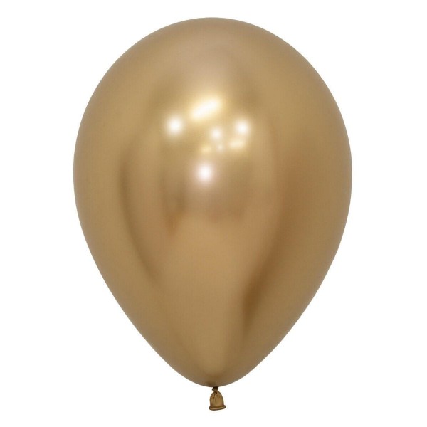 18inch Pearl Colors M37" Gold 25ct Balloon Bag