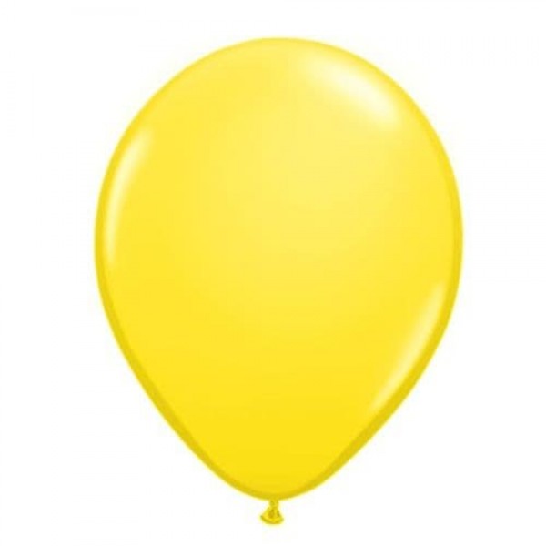 12inch Standard Color H2" Light Yellow 100ct Balloon Bag