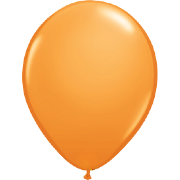 36inch Standard Color S9" Orange 10ct Balloon Bag