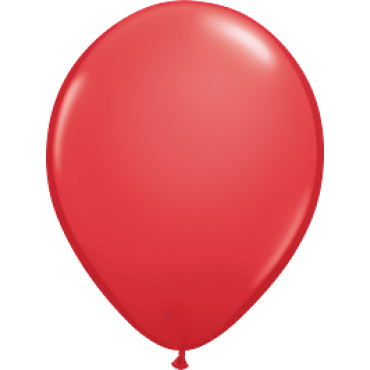 12inch Standard Color S1" Red 100ct Balloon Bag
