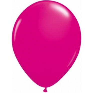 5Inch Regular/Matt Color S102" Wild-Raspberry 100ct Balloon Bag