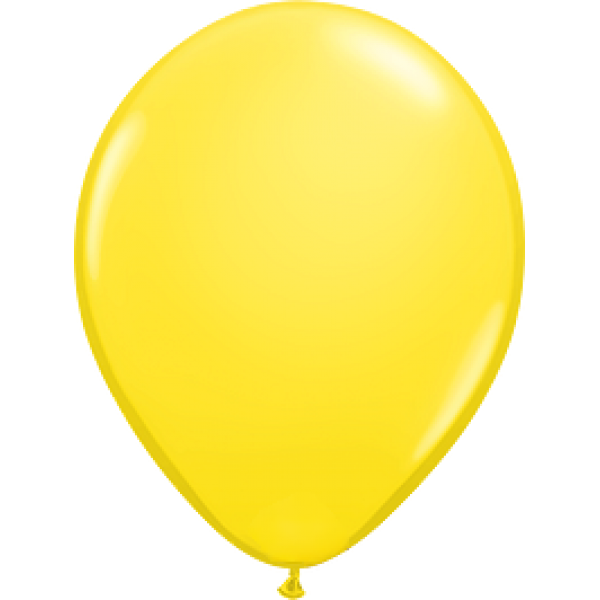 18inch Standard Color S55" Yellow 25ct Balloon Bag