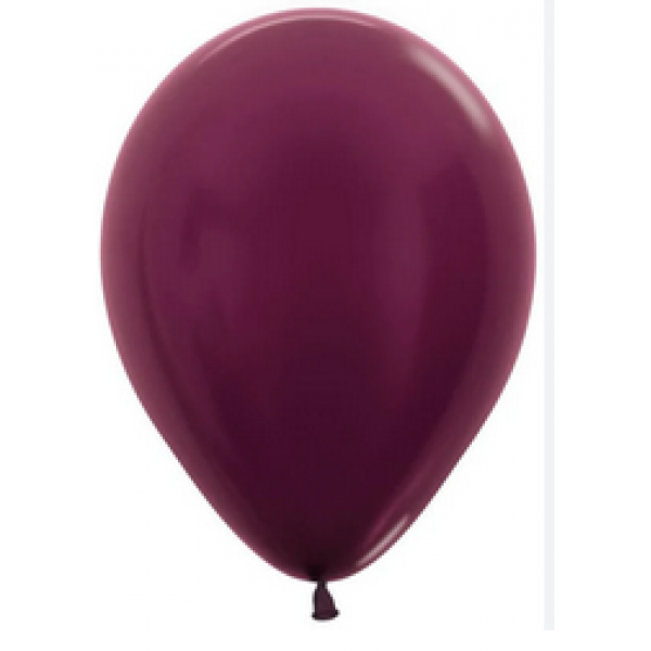 36inch Standard Color S62" Burgundy 10ct Balloon Bag