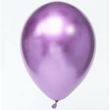 5inch Chrome Color Chrome Light Purple 100ct Balloon Bag
