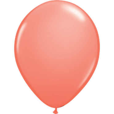 12inch Standard Color S74" Coral 100ct Balloon Bag