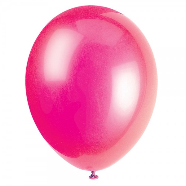 12inch Pearl Color M38" Fuchsia 100ct Balloon Bag