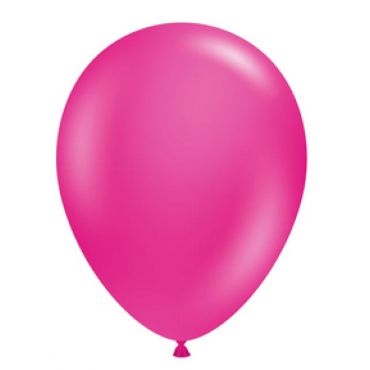 12inch Pearl Color M58" Hot Pink 100ct Balloon Bag
