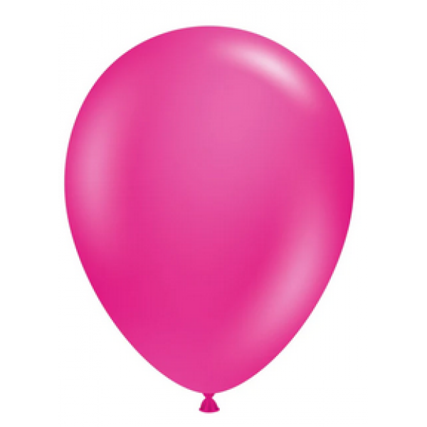 12inch Pearl Color M58" Hot Pink 100ct Balloon Bag