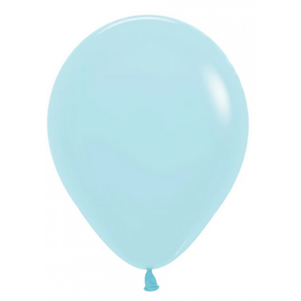 36inch Standard Color H18" Pastel Blue 10ct Balloon Bag