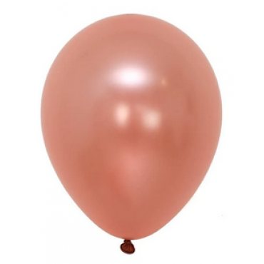 5inch Metallic/Pearl Color M70" Rose Gold 100ct Balloon Bag