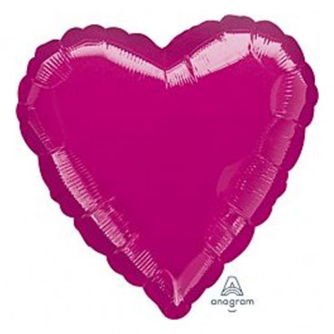18" Metallic Lavender Heart