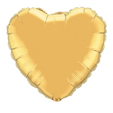 18 Chrome Gold Heart