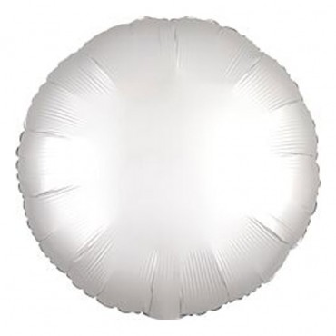 18 White Round