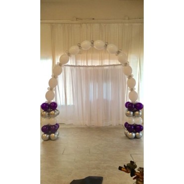 Fancy Single Column Arch