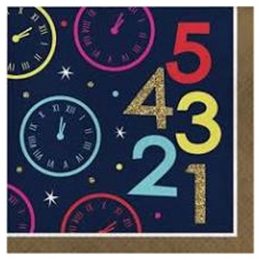 New Year's Countdown Lunch Napkin